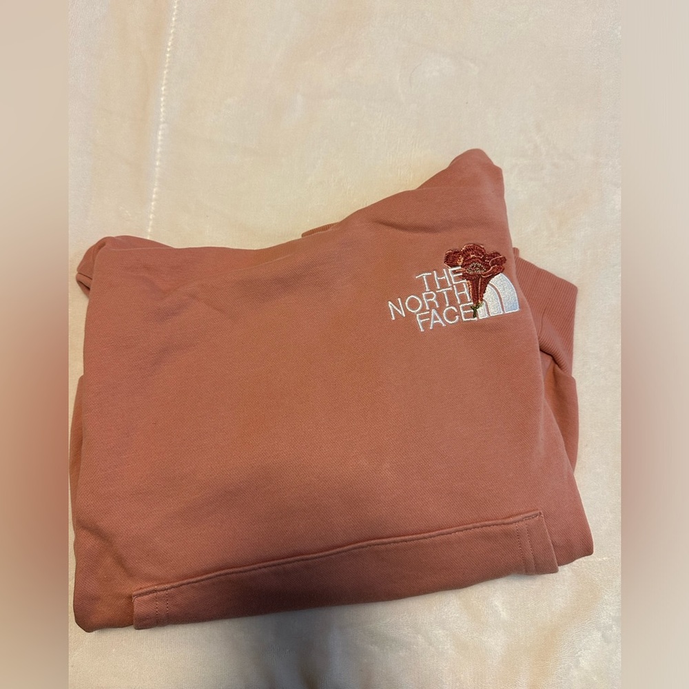 Pink special edition north face sweater